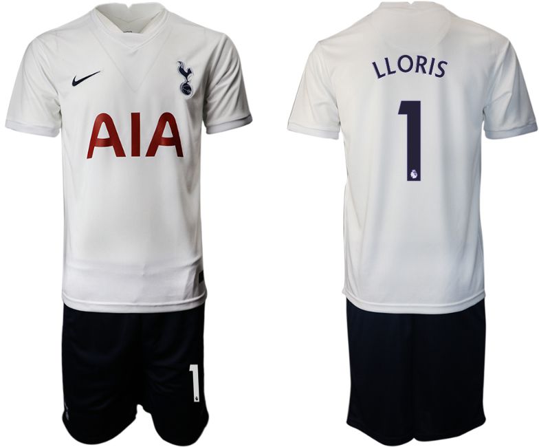 Cheap Men 2021-2022 Club Tottenham home white 1 Nike Soccer Jersey